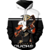 Anaheim Ducks Logo 3D Printed Pullover Hoodie