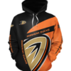 Anaheim Ducks Symbol 3D Printed Pullover Hoodie