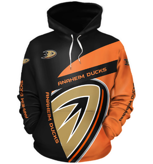 Anaheim Ducks Symbol 3D Printed Pullover Hoodie