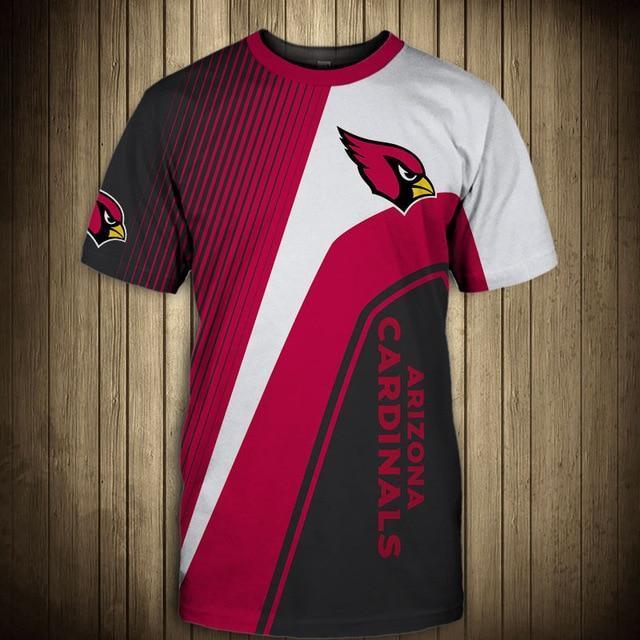 Arizona Cardinals Stripe 3D T-Shirt