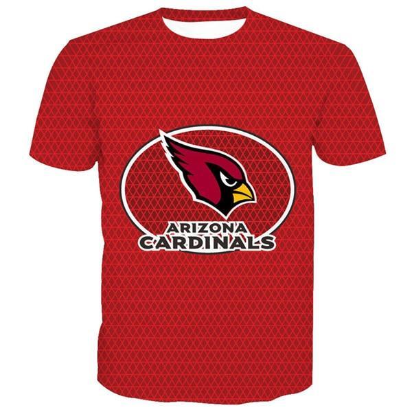 Arizona Cardinals Stylized Logo 3D T-Shirt