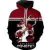 Arizona Coyotes Logo 3D Printed Pullover Hoodie