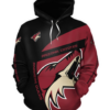 Arizona Coyotes Symbol 3D Printed Pullover Hoodie