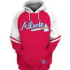 Atlanta Braves Logo 3D Printed Pullover Hoodie