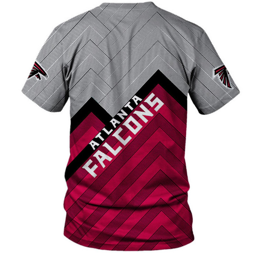 Atlanta Falcons Logo In Chest 3D Printed T-Shirt - Image 2