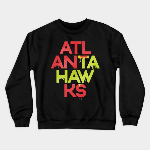 Atlanta Hawks Pullover Crewneck Sweatshirt V3