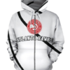 Atlanta Hawks Simple 3D Printed Zipper Hoodie Jacket