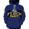 Baltimore Ravens Logo Center 3D Printed Pullover Hoodie