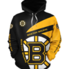 Boston Bruins Symbol 3D Printed Pullover Hoodie