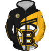 Boston Bruins Symbol 3D Printed Zipper Hoodie Jacket