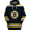 Boston Bruins Symbol 3D Pullover Hoodie