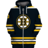 Boston Bruins Symbol 3D Zipper Hoodie Jacket