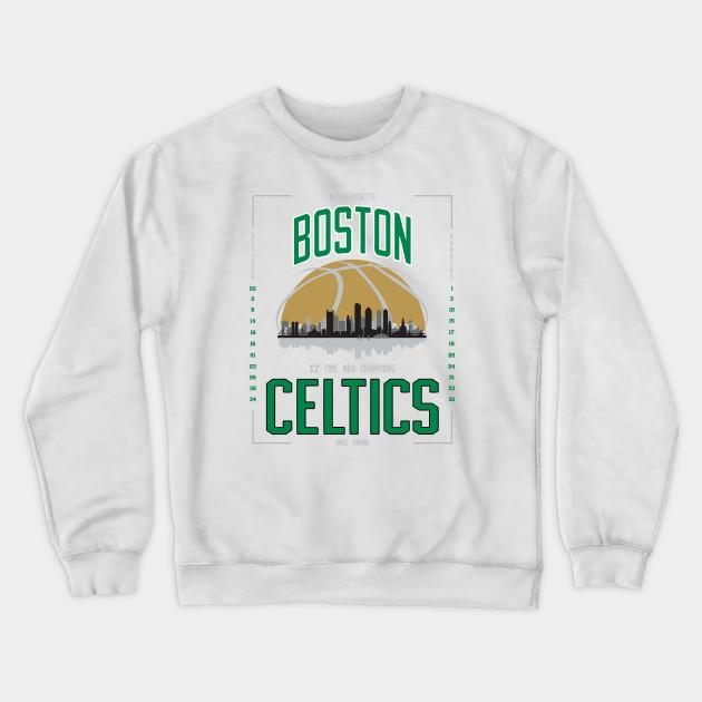 Boston Celtics Pullover Crewneck Sweatshirt V15 - Image 2