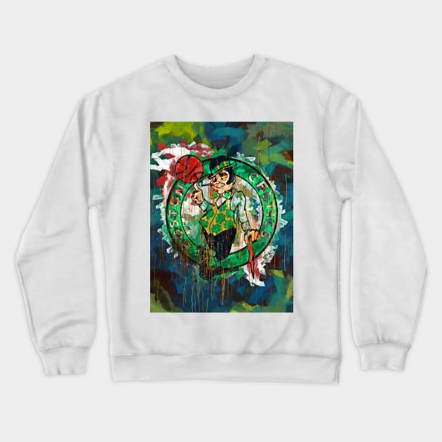 Boston Celtics Pullover Crewneck Sweatshirt V20 - Image 2