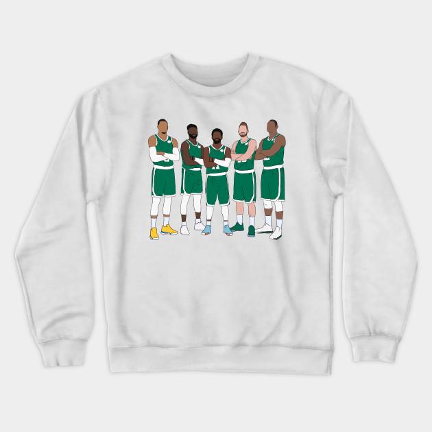 Boston Celtics Pullover Crewneck Sweatshirt V8 - Image 2
