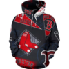 Boston Red Sox Stylized Logo 3D Pullover Hoodie