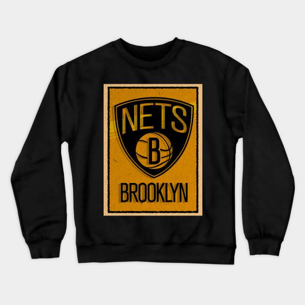 Brooklyn Nets Pullover Crewneck Sweatshirt V8