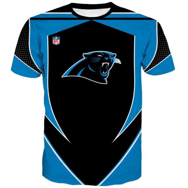 Carolina Panthers Logo 3D Printed T-Shirt