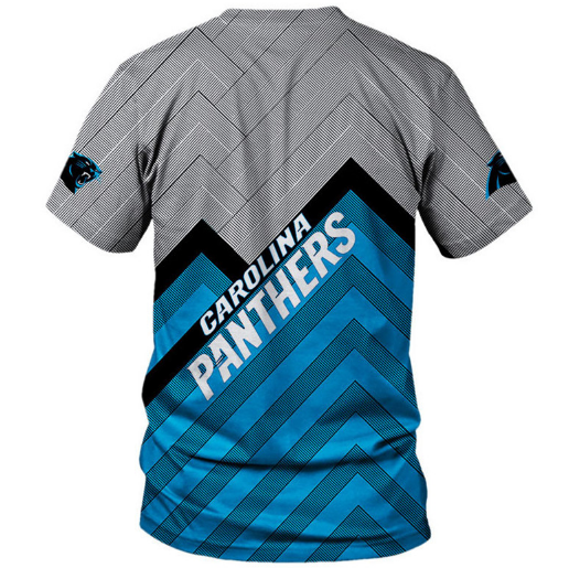 Carolina Panthers Logo In Chest 3D Printed T-Shirt - Image 2