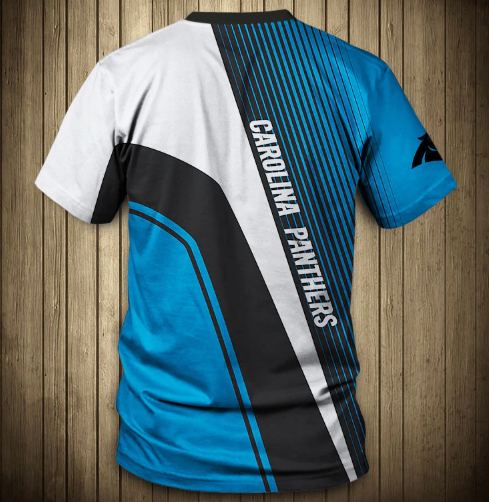 Carolina Panthers Stripe 3D T-Shirt - Image 2