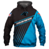 Carolina Panthers Top Logo 3D Pullover Hoodie