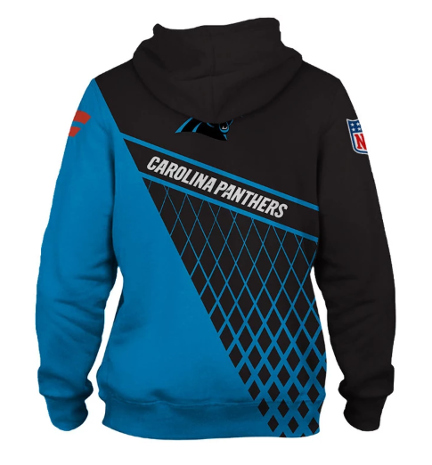 Carolina Panthers Top Logo 3D Pullover Hoodie - Image 2