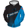 Carolina Panthers Top Logo 3D Zipper Hoodie Jacket