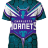 Charlotte Hornets Logo 3D Printed T-Shirt