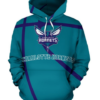 Charlotte Hornets Simple 3D Printed Pullover Hoodie