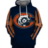Chicago Bears Simple 3D Printed Pullover Hoodie