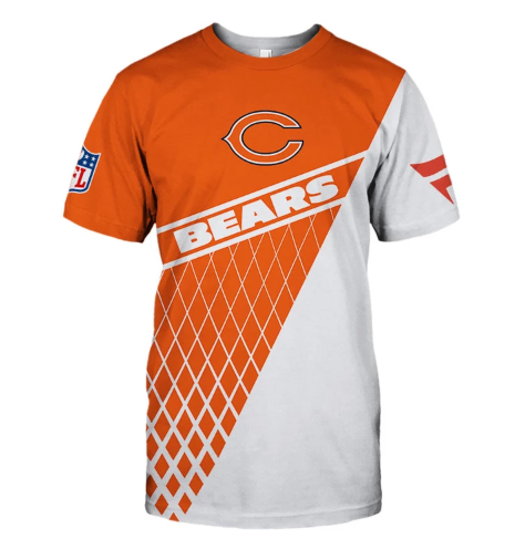 Chicago Bears Top Logo 3D T-Shirt