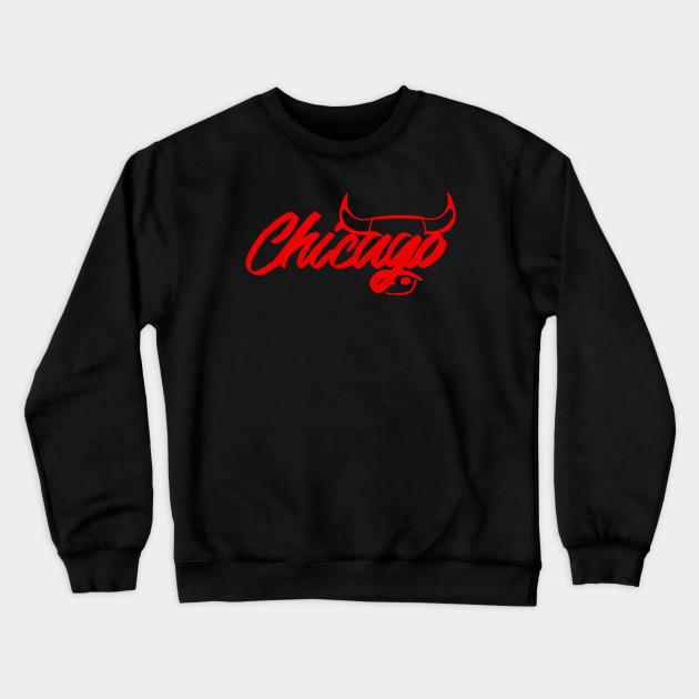 Chicago Bulls Pullover Crewneck Sweatshirt V18