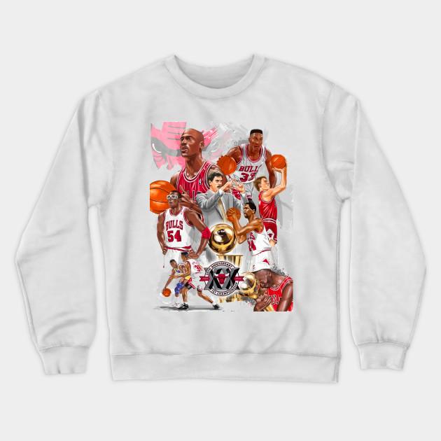 Chicago Bulls Pullover Crewneck Sweatshirt V51