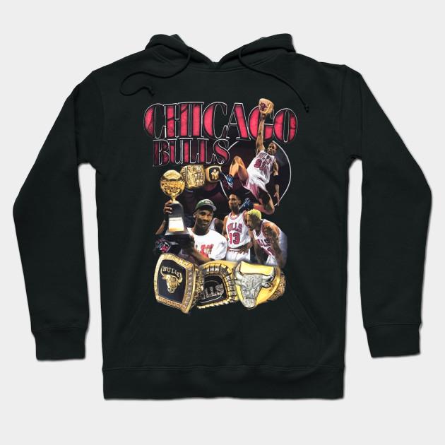 Chicago Bulls Pullover Hoodie V17