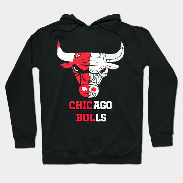 Chicago Bulls Pullover Hoodie V4