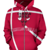 Chicago Bulls Simple 3D Printed Zipper Hoodie Jacket