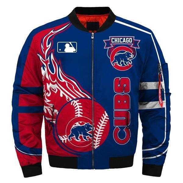 Chicago Cubs 3D Bomber Jacket