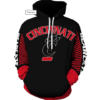 Cincinnati Bearcats Logo 3D Printed Pullover Hoodie