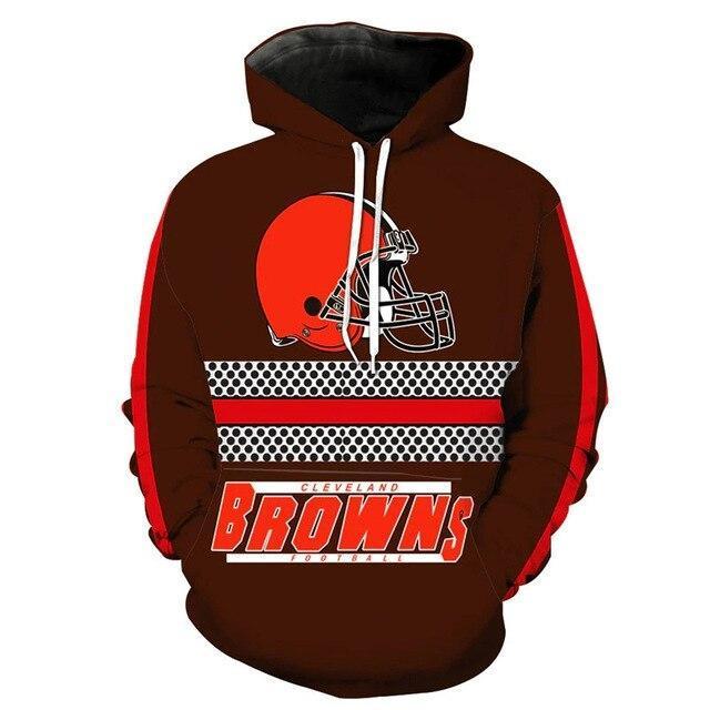 Cleveland Browns 3D Pullover Hoodie
