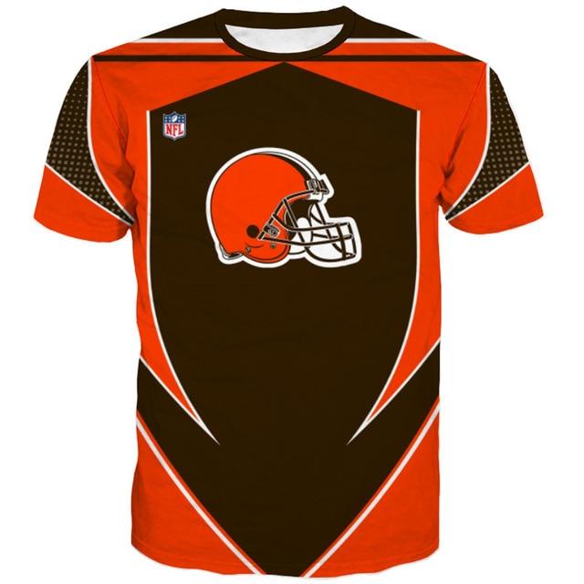 Cleveland Browns Logo 3D Printed T-Shirt