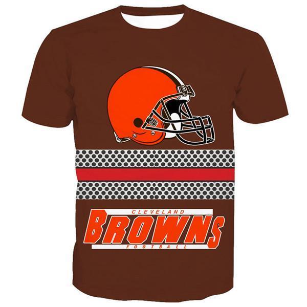Cleveland Browns Stylized Logo 3D T-Shirt