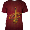 Cleveland Cavaliers Logo 3D Printed T-Shirt