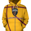 Cleveland Cavaliers Simple 3D Printed Zipper Hoodie Jacket