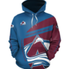Colorado Avalanche Symbol 3D Printed Pullover Hoodie