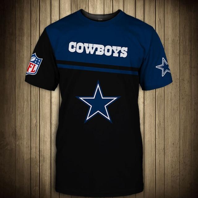 Dallas Cowboys Difference Colors In Two Hands 3D T-Shirt