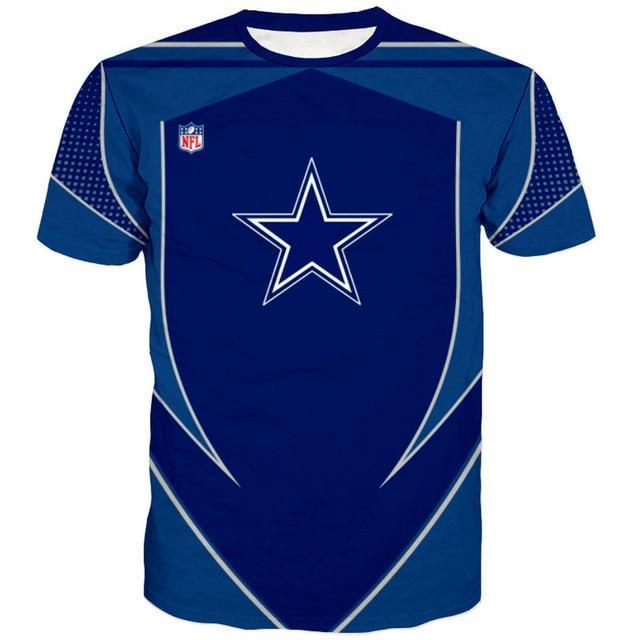 Dallas Cowboys Logo 3D Printed T-Shirt