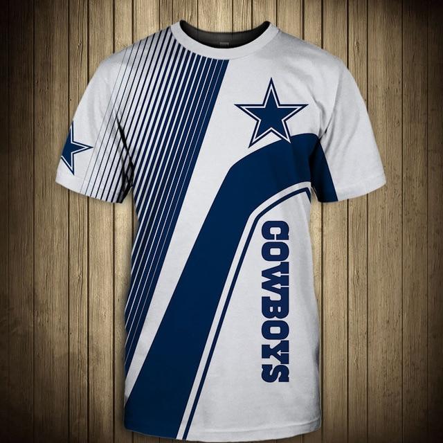 Dallas Cowboys Stripe 3D T-Shirt