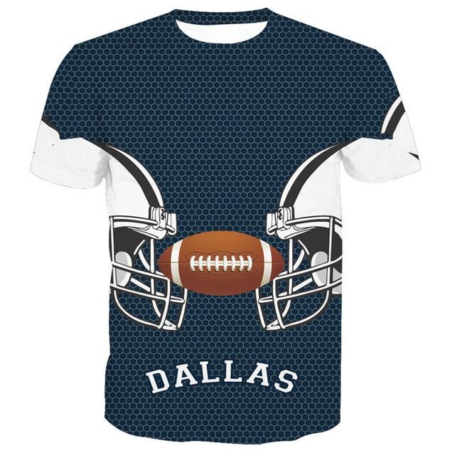 Dallas Cowboys Stylized Logo 3D T-Shirt