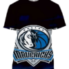 Dallas Mavericks Logo 3D Printed T-Shirt