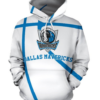 Dallas Mavericks Simple 3D Printed Pullover Hoodie